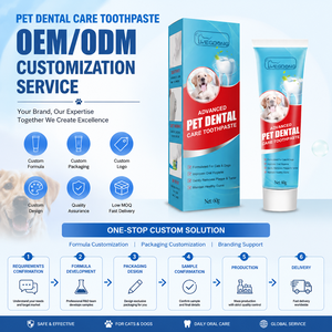 Juego <span class=keywords><strong>de</strong></span> pasta <span class=keywords><strong>de</strong></span> dientes y cepillo <span class=keywords><strong>de</strong></span> dientes para perros |   Kit <span class=keywords><strong>de</strong></span> Cuidado Dental para Perros, Reduce la Placa y el Sarro, Refresca el <span class=keywords><strong>Aliento</strong></span>, Pasta Dental Comestible para Mascotas - Product Image 6