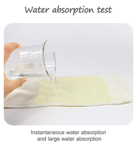 100% thấm nước tự nhiên tre Terry tã chèn có thể giặt hữu cơ tre tã tã đôi tăng cường mềm in - Product Image 5