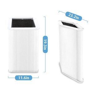 Filtre HEPA H11 Blueair Blue Pure 121, 19,3 po x 11,6 po, filtre de remplacement pour purificateur d'air à usage commercial - Product Image 1