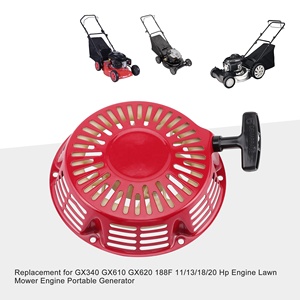GOOFIT alluminio Pull Starter <span class=keywords><strong>moto</strong></span> 1 pezzo per 188F GX390 5KW Motor Pit Bike ATV Quad ciclomotore Scooter bicicletta rossa - Product Image 5