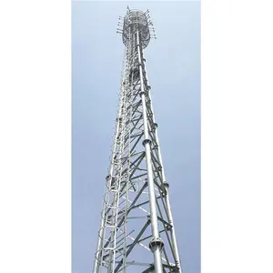 다기능 통신 안테나 폴 핫 셀링 텔레콤 튜브형 3 다리 30m 40m 50m 60 m 4 다리 타워 마스트