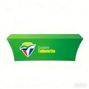 Cubierta de Mesa de Poliéster Personalizada con Impresión Digital, Transparente, de Lujo, Portátil, de Seda Plateada Simons Spunbond, Bond Beauty Book - Product Image 1
