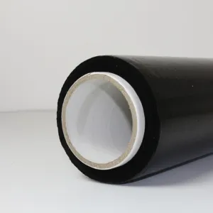 Promozione Nero Colorato Mylar Adesivo Film Estensibile In Imballaggio Wraping