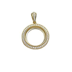 WENCHI S925 Argent Ensemble de supports pour boucles d'oreilles ronds 14,5 mm, composants de bijoux vides à fond plat pour perles et coquillages - Product Image 4