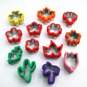 Số lượng lớn kim loại Biscuit Cutter Flower Maple để lại cây dừa và cây xương rồng hình Cookie cutter - Product Image 1