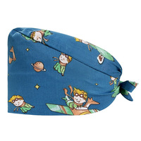 Chapeau de bloc opératoire pour infirmière, style queue de cheval, doublé satin, pour uniforme hospitalier, personnalisable