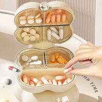 Organisateur de pilules miniature 7 jours, boîte à médicaments portable, étui à pilules de voyage, boîte de rangement en PP de qualité alimentaire, logo personnalisé