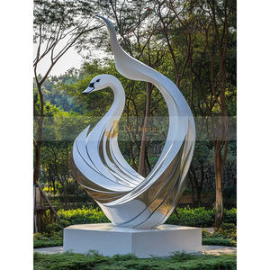 ANW9831 Esculturas Decorativas de Acero Inoxidable de Lujo Personalizadas, Arte Moderno para Espacios Premium - Product Image 6