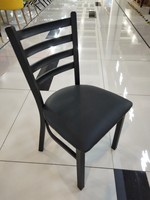 Chaises de Restaurant industriel empilables en métal, pieds d'accent en métal, chaises de restaurant d'intérieur, chaises de salle à manger d'extérieur, chaise de café en métal