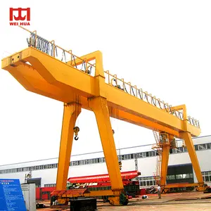 Weihua Crane Brand Heavy Duty 50ton Goliath Crane double beam 60 ton 70 ton gantry crane