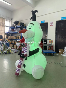 Iluminación LED <span class=keywords><strong>Inflable</strong></span> <span class=keywords><strong>de</strong></span> <span class=keywords><strong>Olaf</strong></span> con Bastón <span class=keywords><strong>de</strong></span> Caramelo para Decoraciones Navideñas - Product Image 6