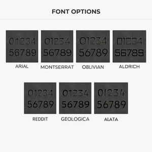 أرقام عناوين مضيئة مخصصة للمنازل، لافتة خارجية من الفولاذ المقاوم للصدأ بأحرف مضيئة، لافتة أرقام ثلاثية الأبعاد بإضاءة LED - Product Image 3