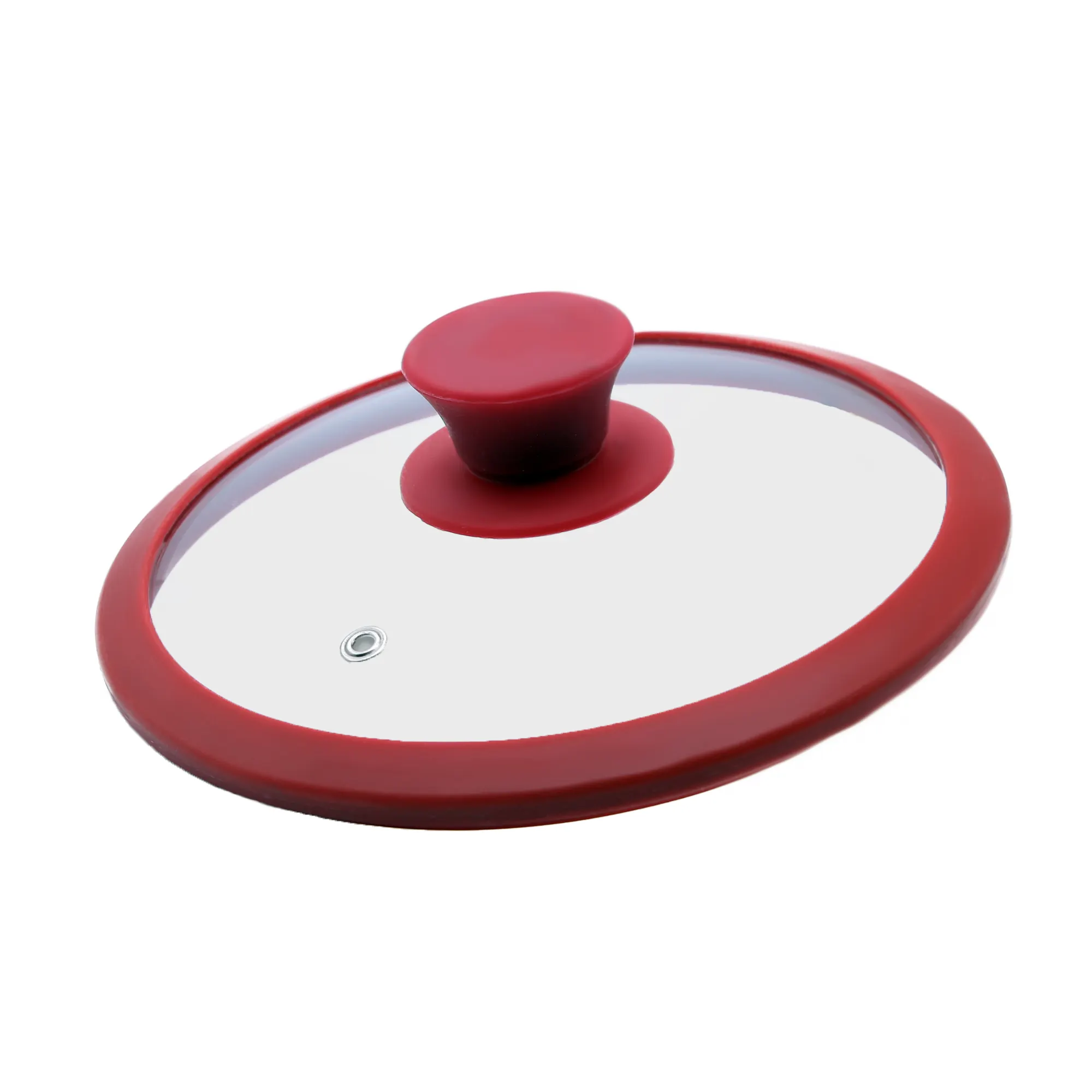 Tempered Glass Lid With Silicone Rim 16-28cm