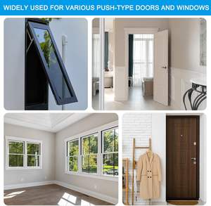 אטם זכוכית PU אטום לאוויר, התקנה קלה, רצועות איטום רגישות ללחץ, אטומות לרעש, לדלתות צרפתיות - Product Image 4