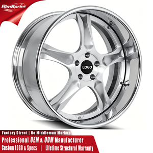 Rines de Aleación Forjados OEM <span class=keywords><strong>Cavita</strong></span> Deep Dish de 15-24 Pulgadas 5x112 5x120 5x114.3 para AMG GT BMW M3 Z4 Audi RS5 TTRS Corvette C8 - Product Image 1