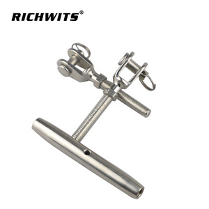 RICHWITS Tensor de acero inoxidable tipo europeo de cuerpo cerrado con mordaza y ojo para gestión de cuerdas métricas ZB6804 - Product Image 3