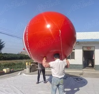 Publicité gonflable géant en PVC personnalisé extérieur dirigeable volant Zepplin hélium ballon dirigeable pour l'événement