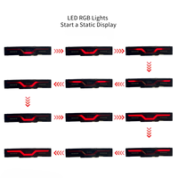 Nouveau feu arrière LED rouge modifié YX pour pare-chocs GR86 / BRZ 2021-2023, feu de jour (DRL), frein, marche arrière, antibrouillard