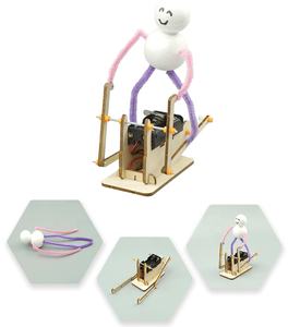 Robot de Madera y Plástico para Montar, Hecho a Mano, Tecnología DIY, Pequeño, para Experimentos Científicos en Escuelas Primarias y Secundarias, Juguete Educativo STEM para Niños - Product Image 4