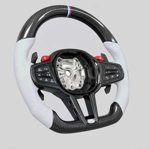Volant en fibre de carbone personnalisé, adapté aux modèles <span class=keywords><strong>BMW</strong></span> G20/G28/G30/G32/G38/G11/G12/G05/G01/G02 - Product Image 4
