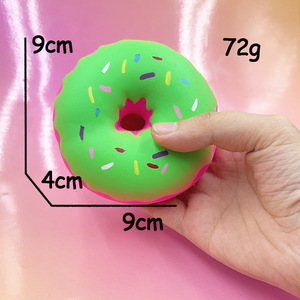 New Fluffy mềm Fidget giảm căng thẳng Đồ chơi bóp chống căng thẳng giải nén Squishy vòng Donut đồ chơi - Product Image 6
