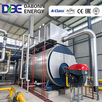 Chaudière à vapeur diesel et kérosène double combustible 2t/h 3 T/h pour usine alimentaire, système compact de commutation de combustible 1 tonne, certifiée CE