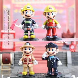 Para <span class=keywords><strong>Super</strong></span> <span class=keywords><strong>Mario</strong></span> Toy Adornos decorativos de escritorio de mano con <span class=keywords><strong>Luigi</strong></span> y <span class=keywords><strong>Bros</strong></span>. Traje modelo PVC al por mayor - Product Image 4