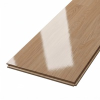 Unilin Click 10mm HDF Laminierter Moderner Eichenholzboden E0-Klasse Hochglanz-Spiegeloberfläche Wasserdicht