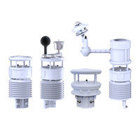 Station météo ultrasonique intégrée compacte entièrement automatique, capteur de vitesse et de direction du vent, température, humidité, pression
