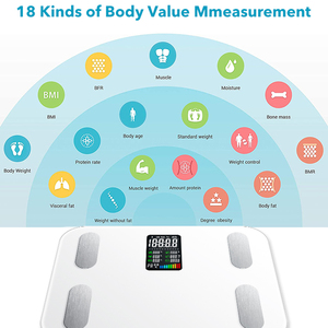 FRK <span class=keywords><strong>Professional</strong></span> LED <span class=keywords><strong>Digital</strong></span> Smart Bluetooth Badezimmer boden Körperfett waage - Product Image 3