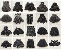 Lot de boucles en cheveux Remy vietnamiens naturels, cheveux humains, vierges, très Double Drawn, qualité 12a,