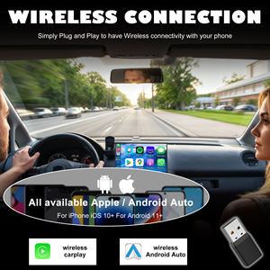 Adaptador Inalámbrico CarPlay 2 en 1 Ultra Rápido WiFi 6 B T5.3 Sin Latencia Mini Smart Dongle para CarPlay con Cable a Inalámbrico y Android <span class=keywords><strong>Auto</strong></span> - Product Image 4
