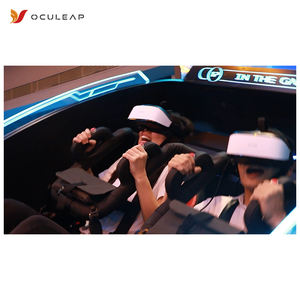 VR Game <span class=keywords><strong>Machine</strong></span> 9D Flying Simulator Dos personas VR/AR/MR Equipment Gaming Commercial Coin y sistemas de pago con tarjeta de crédito VR 360 - Product Image 1