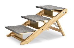 Faltbare rutsch feste Design Holz Haustier Treppen Stufen Rampe Combo Hund Katze Rampe Treppen Einfacher Zugang zu hohen Betten - Product Image 2
