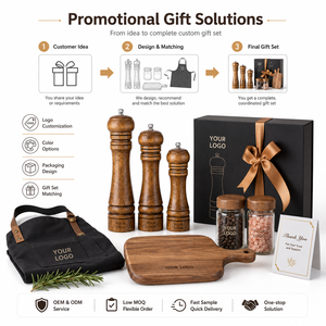 <span class=keywords><strong>Moulin</strong></span> à sel manuel en bois, outils de cuisine, conception personnalisée, meilleure vente - Product Image 6