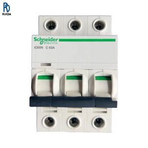 เบรกเกอร์ขนาดเล็ก IC65N แบบ 2 ขั้ว สวิตช์อากาศ 6ka กำลังตัดวงจร IC65N 3P C63A รุ่น RCBO/RCB/MCB  วัสดุพลาสติก - Product Image 1