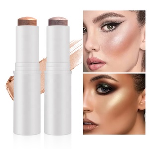 Poudre bronzante scintillante de haute qualité et illuminateur de marque privée en bâton de crème pour fabricant de maquillage pour le visage - Product Image 5