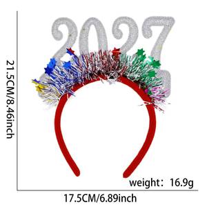 <span class=keywords><strong>Serre</strong></span>-têtes élastiques de <span class=keywords><strong>Noël</strong></span> à motif dessin animé 2027 – Bandeaux extensibles pour les fêtes de fin d'année, accessoires de cheveux pour les fêtes de <span class=keywords><strong>Noël</strong></span> et festivals - Product Image 4