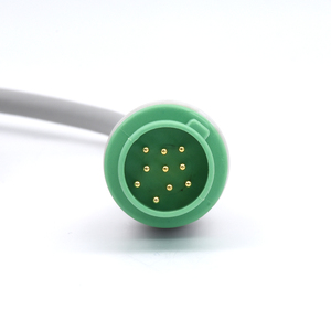 Cable ECG de conexión directa con cables conductores 5 conductores ECG Cable Grabber AHA para GE/Hellige Monitores de pacientes Accesorios Suministro de fábrica - Product Image 3