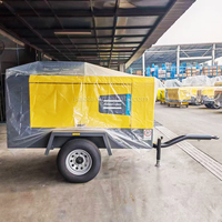 Compresseur d'air à vis diesel portable Atlas Copco XAHS350/400/450/650/750/850 12-25 bar 10-24 M³/min pour l'exploitation minière et la construction