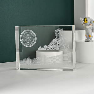 Venta al por mayor 200*150*50mm K9 <span class=keywords><strong>cristal</strong></span> en blanco grabado recuerdo regalo vidrio <span class=keywords><strong>3D</strong></span> <span class=keywords><strong>cristal</strong></span> láser <span class=keywords><strong>foto</strong></span> <span class=keywords><strong>cubo</strong></span> - Product Image 3