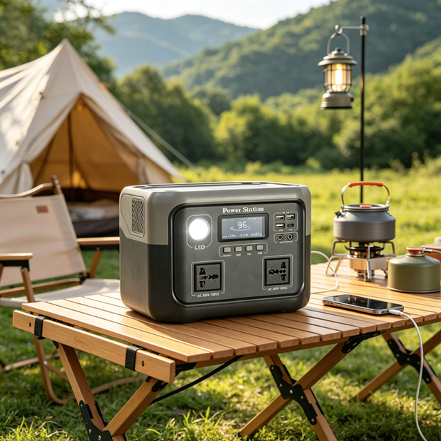 600W Portable Power Station 448Wh LiFePO4 Battery Emergency Power Station for Outdoor Camping Home Backup