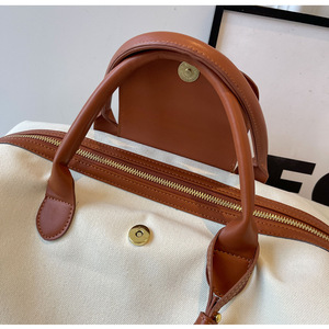 Heiße neue Einzelhandel produkte Fashion Travel Custom Weekend <span class=keywords><strong>Bag</strong></span> Wasserdichte gewachste Leinwand Herren Sports chuh Reisetasche Hersteller - Product Image 4