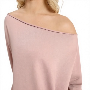 เสื้อครอปท็อปดีไซน์ใหม่ ขายดีประจำฤดูร้อนสำหรับผู้หญิง คุณภาพสูง สีพื้น ทรงหลวม แขนสั้น - Product Image 5