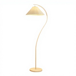 Lámpara de Pie Minimalista de Madera con Pantalla de Papel Beige, Luz LED Cálida Suave de 2700K, CA 220V, Control por Interruptor, Tamaño Grande - Product Image 4