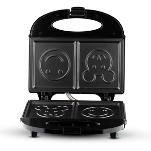 Máquina Eléctrica 6 en 1 para Desayunos: Panqueques, Donuts, Waffles, Panini y Sándwiches (2 Rebanadas) - Product Image 1