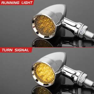 Luces Intermitentes para Motocicleta, Indicadores Delanteros y Traseros Universales, Compatibles con Harley Davidson Cruiser Iron Softail - Product Image 2