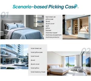 Protège-matelas matelassé en microfibre pour bébé, doux, épais, respirant, hypoallergénique, <span class=keywords><strong>anti</strong></span>-acariens, entièrement ajusté, <span class=keywords><strong>housse</strong></span> de <span class=keywords><strong>lit</strong></span> bébé lavable - Product Image 5