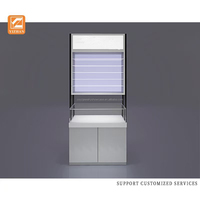 Design d'intérieur moderne pour magasin d'optique, décoration, comptoir d'exposition de lunettes de soleil, vitrine d'optique