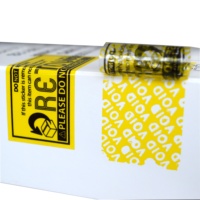Stiker Segel Keamanan Anti-Rusak Tahan Air dengan Cetak Kustom, Roll Label Segel Garansi Void untuk Kemasan, Sampel Gratis